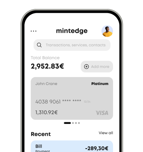 Polymothy Project Mintedge Concept Project: UI/UX Design, Concept Art, Branding