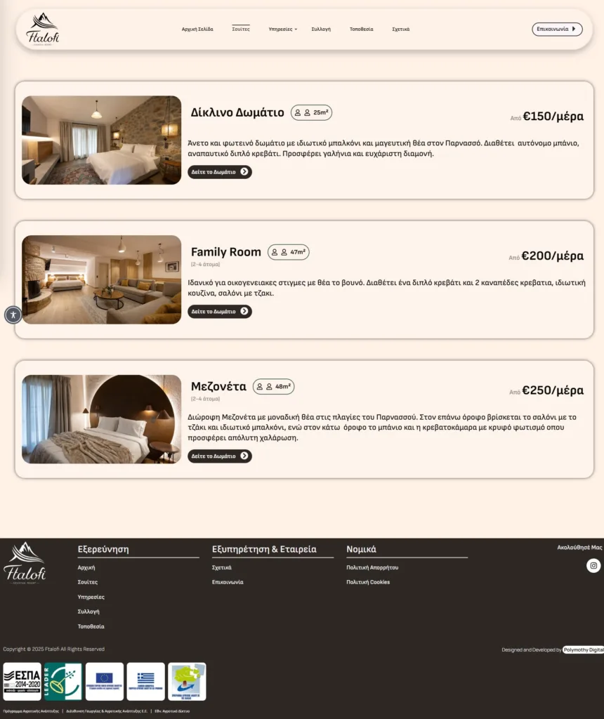 Λίστα Δωματίων